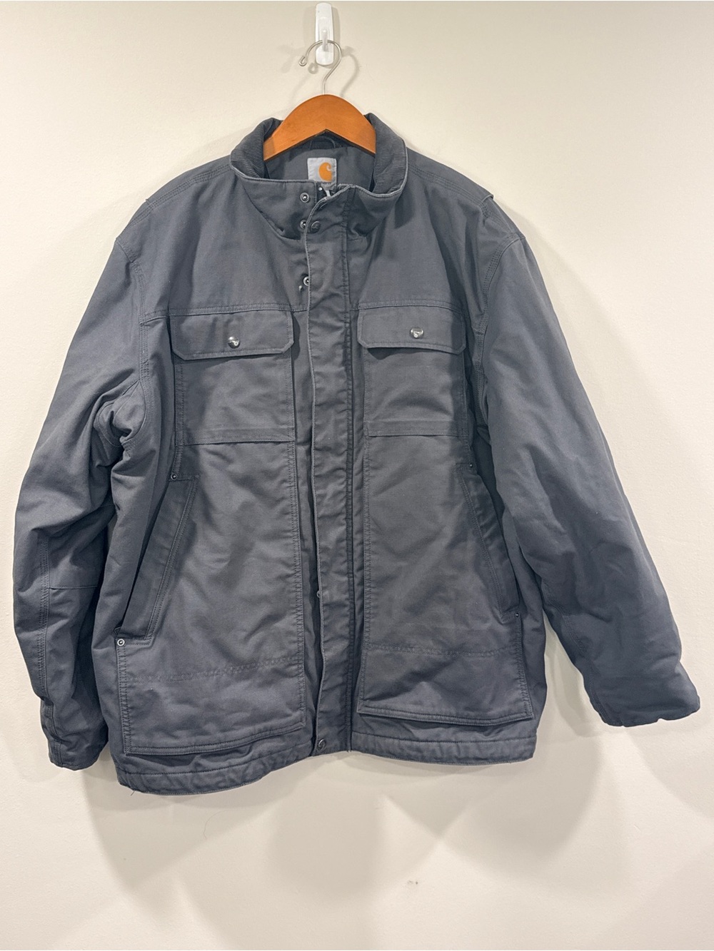 Carhartt Men’s Field Jacket in Charcoal Gray Size 2XL